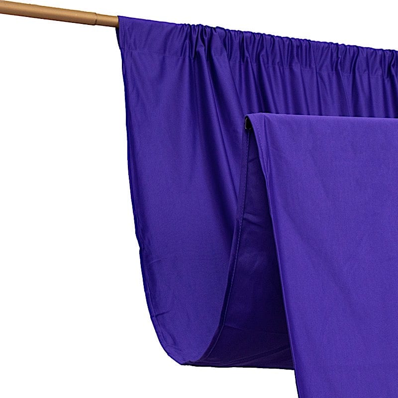 14 feet Scuba Polyester Drapery Backdrop Curtain with Rod Pockets