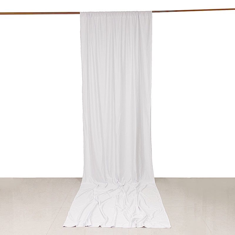 14 feet Scuba Polyester Drapery Backdrop Curtain with Rod Pockets