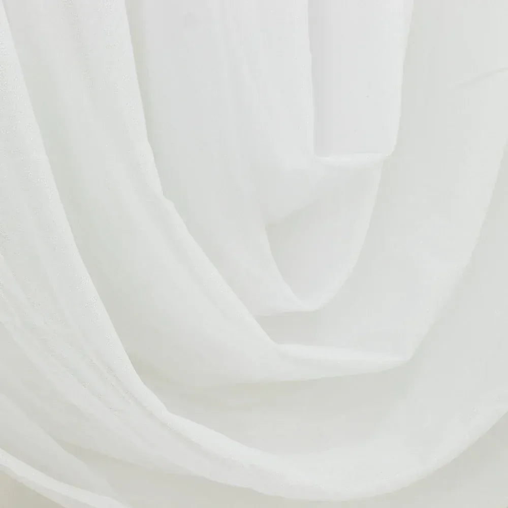 4 ft x 5 ft Sheer Chiffon Valance Curtain Backdrop Drapery Panel