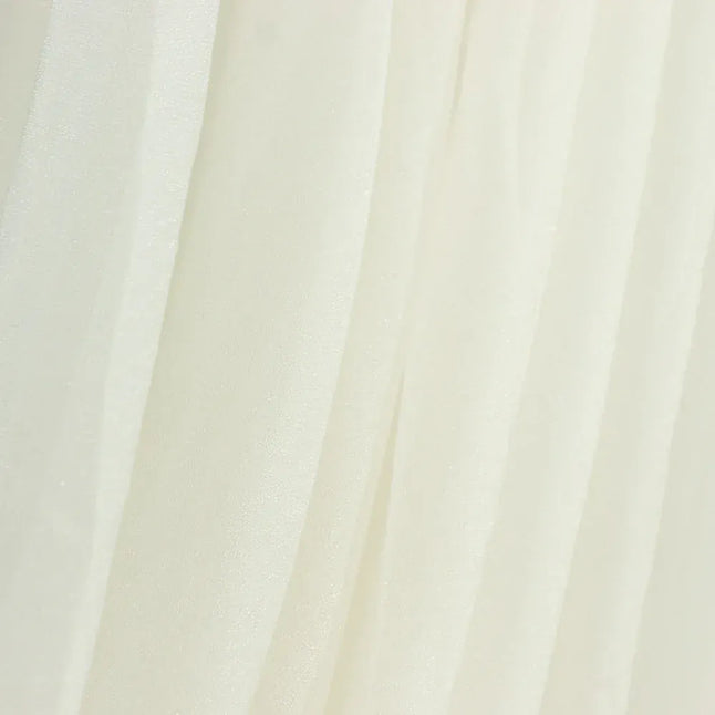 4 ft x 5 ft Sheer Chiffon Valance Curtain Backdrop Drapery Panel
