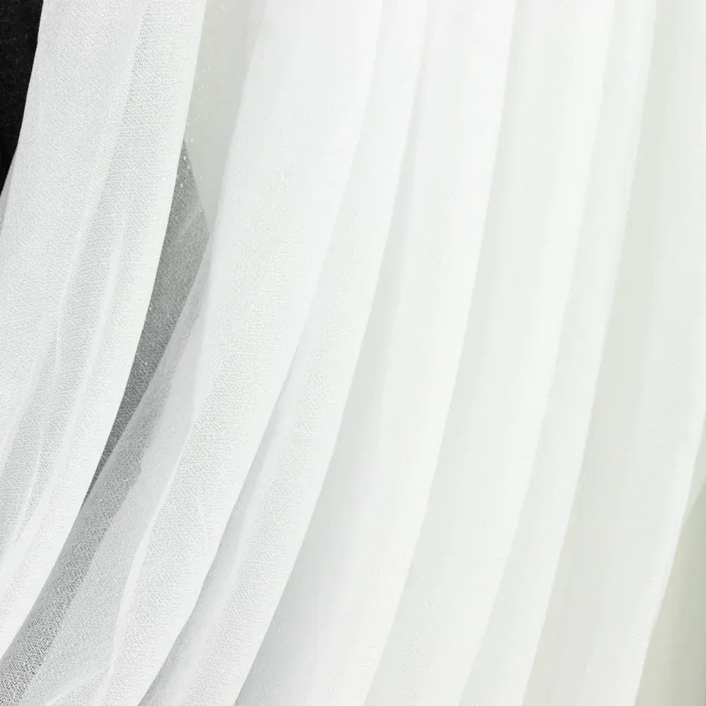 4 ft x 6 ft Sheer Chiffon Valance Curtain Backdrop Drapery Panel