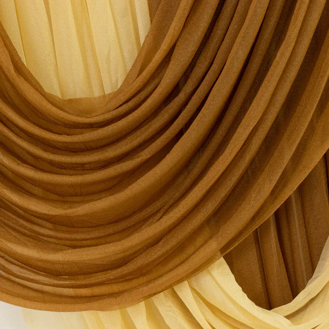 4 ft x 6 ft Sheer Chiffon Valance Curtain Backdrop Drapery Panel