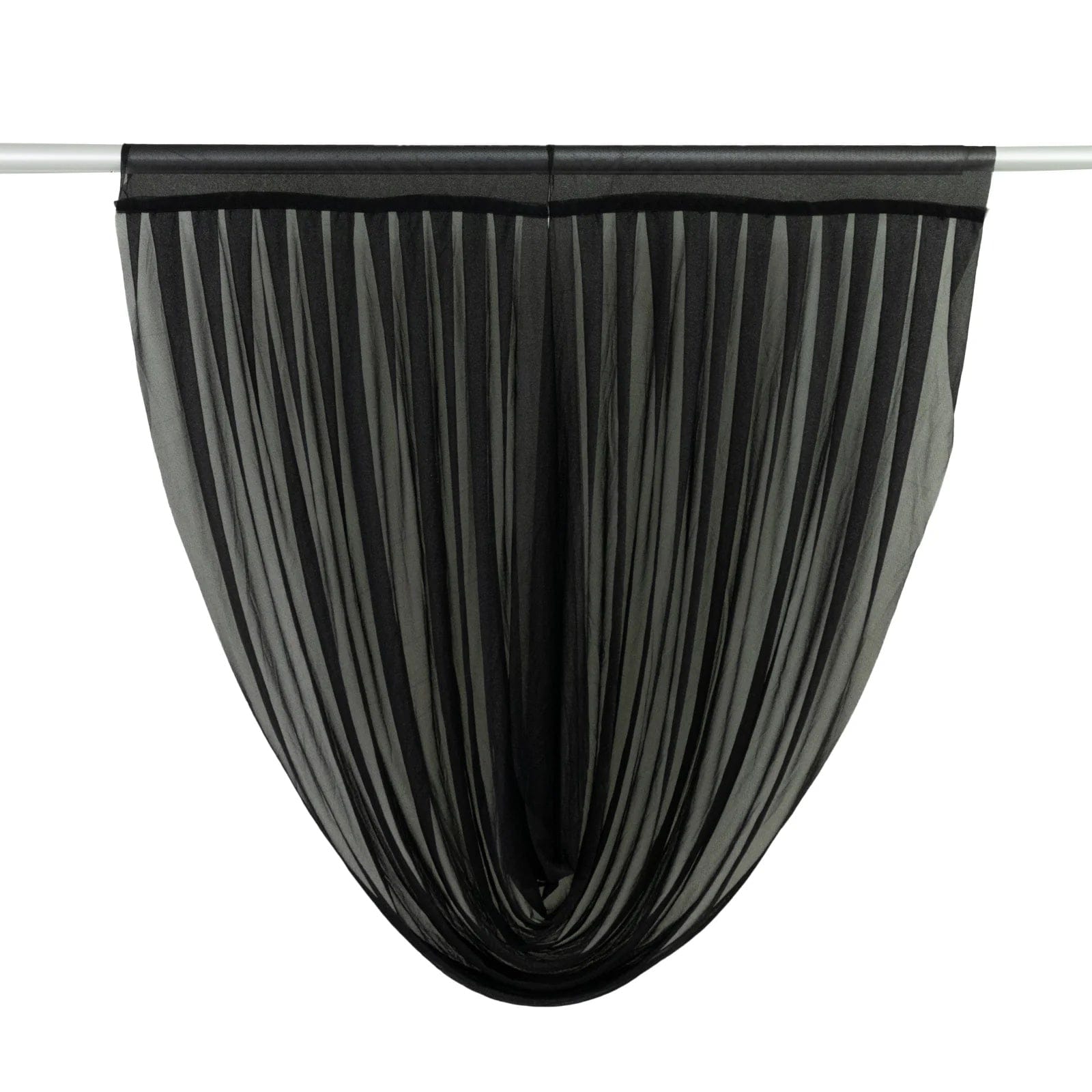 4x4 feet Sheer Chiffon Valance Curtain Backdrop Drapery Panel