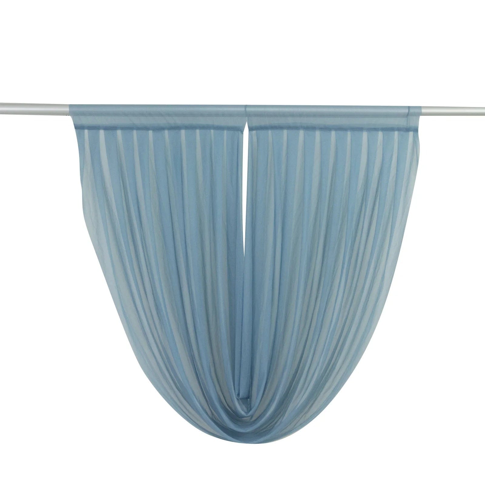 4x4 feet Sheer Chiffon Valance Curtain Backdrop Drapery Panel