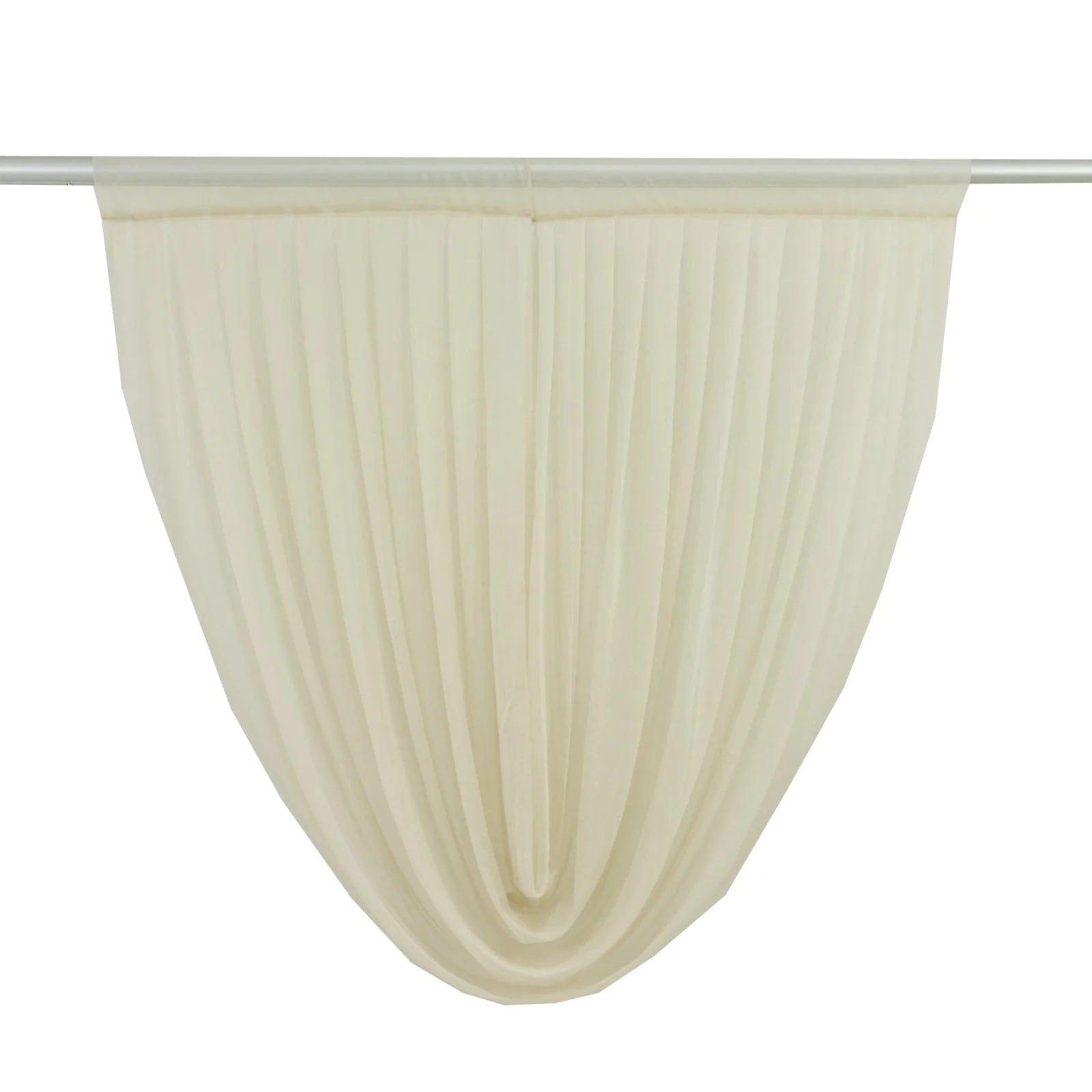 4x4 feet Sheer Chiffon Valance Curtain Backdrop Drapery Panel