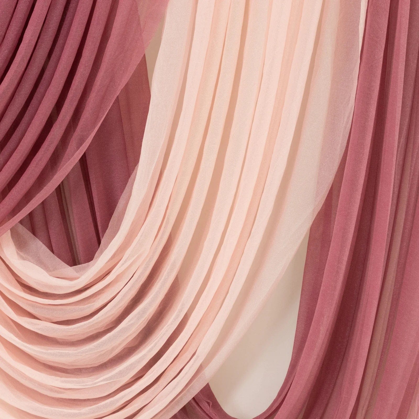 4x4 feet Sheer Chiffon Valance Curtain Backdrop Drapery Panel