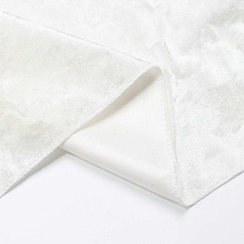 5 feet x 10 feet Crushed Velvet Backdrop Curtain 70% Blackout with Rod Pocket