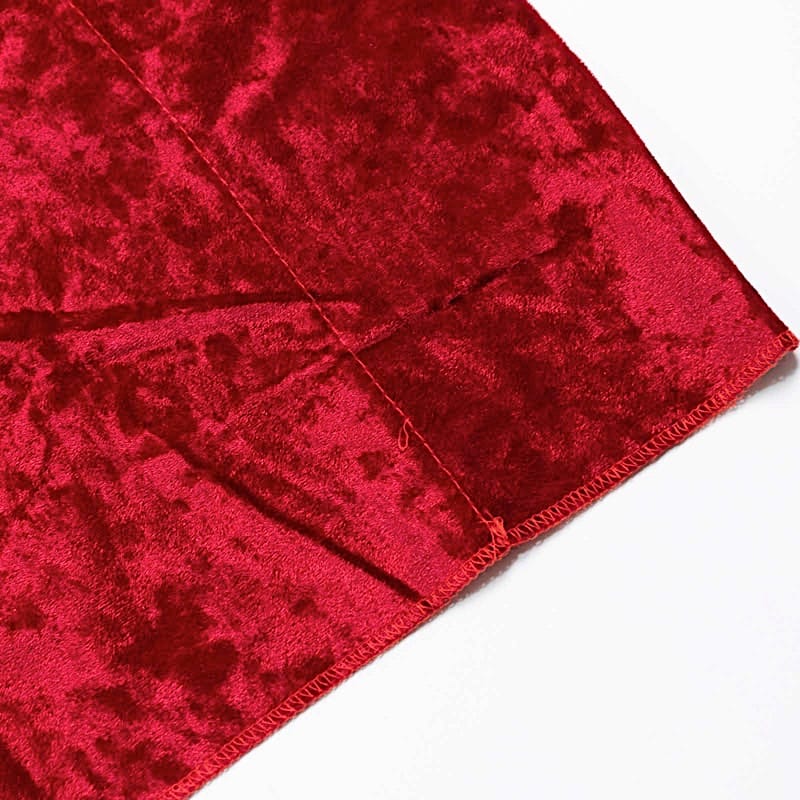 5 feet x 10 feet Crushed Velvet Backdrop Curtain 70% Blackout with Rod Pocket