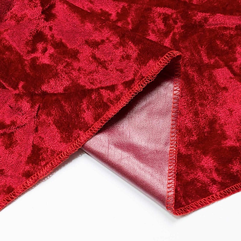 5 feet x 10 feet Crushed Velvet Backdrop Curtain 70% Blackout with Rod Pocket