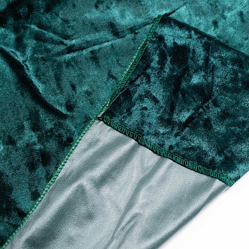 5 feet x 10 feet Crushed Velvet Backdrop Curtain 70% Blackout with Rod Pocket