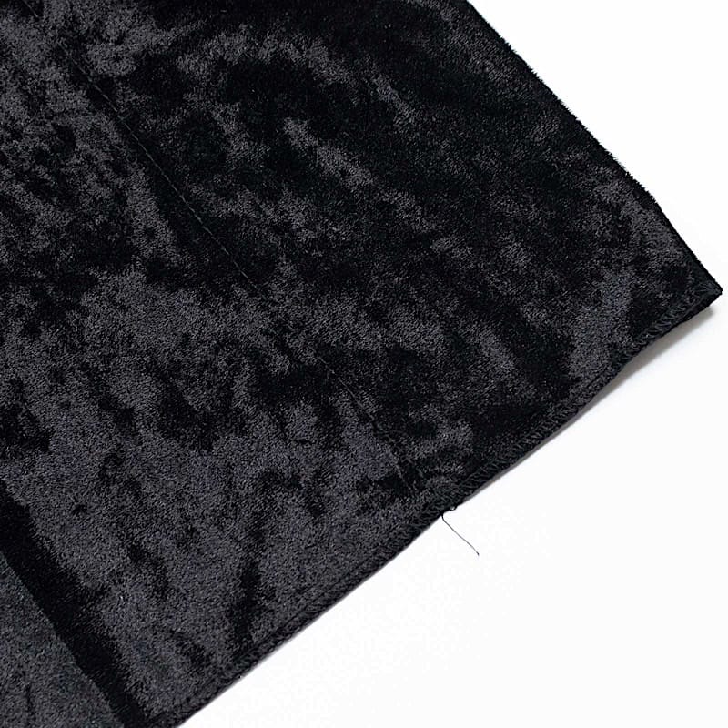 5 feet x 10 feet Crushed Velvet Backdrop Curtain 70% Blackout with Rod Pocket