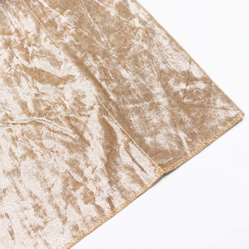 5 feet x 10 feet Crushed Velvet Backdrop Curtain 70% Blackout with Rod Pocket