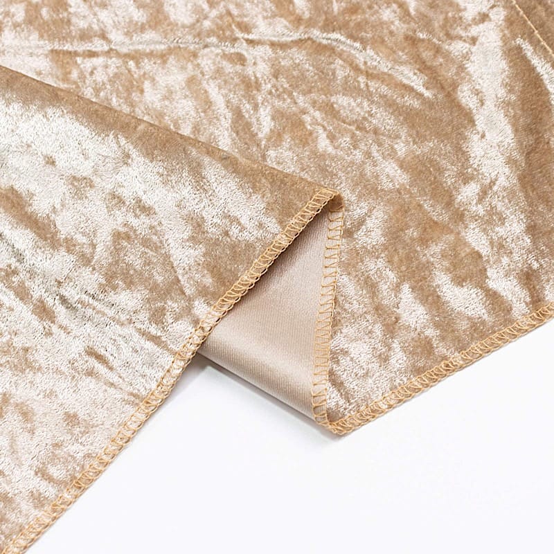 5 feet x 10 feet Crushed Velvet Backdrop Curtain 70% Blackout with Rod Pocket