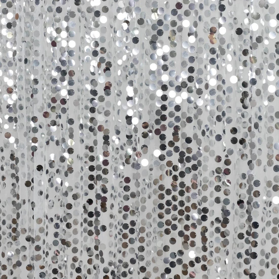 5 feet x 12 feet Big Payette Sequin Backdrop Curtain with Rod Pocket