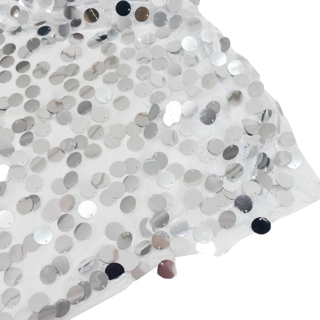 5 feet x 12 feet Big Payette Sequin Backdrop Curtain with Rod Pocket