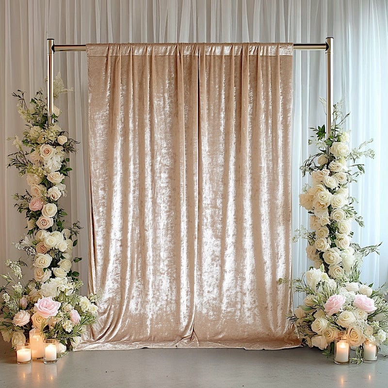 5 feet x 12 feet Smooth Velvet Backdrop Curtain