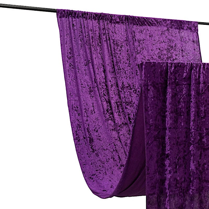 5 feet x 12 feet Smooth Velvet Backdrop Curtain