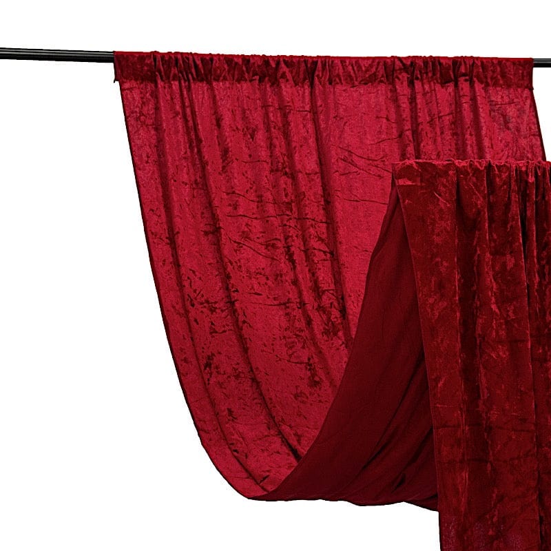 5 feet x 12 feet Smooth Velvet Backdrop Curtain