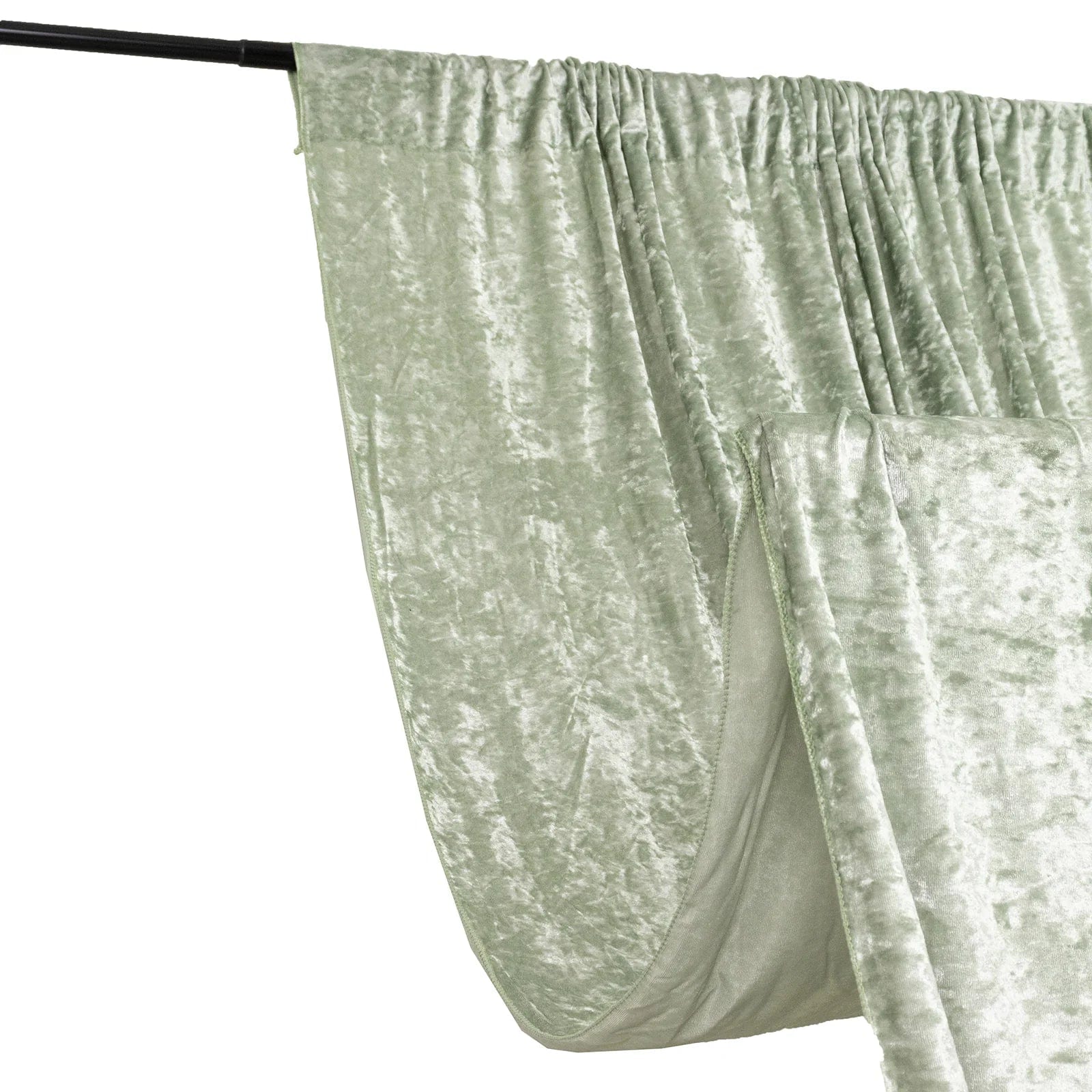 5 feet x 12 feet Smooth Velvet Backdrop Curtain