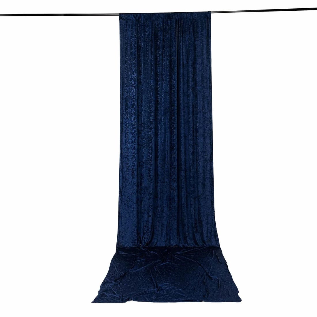 5 feet x 16 feet Premium Crushed Velvet Backdrop Curtain with Rod Pocket