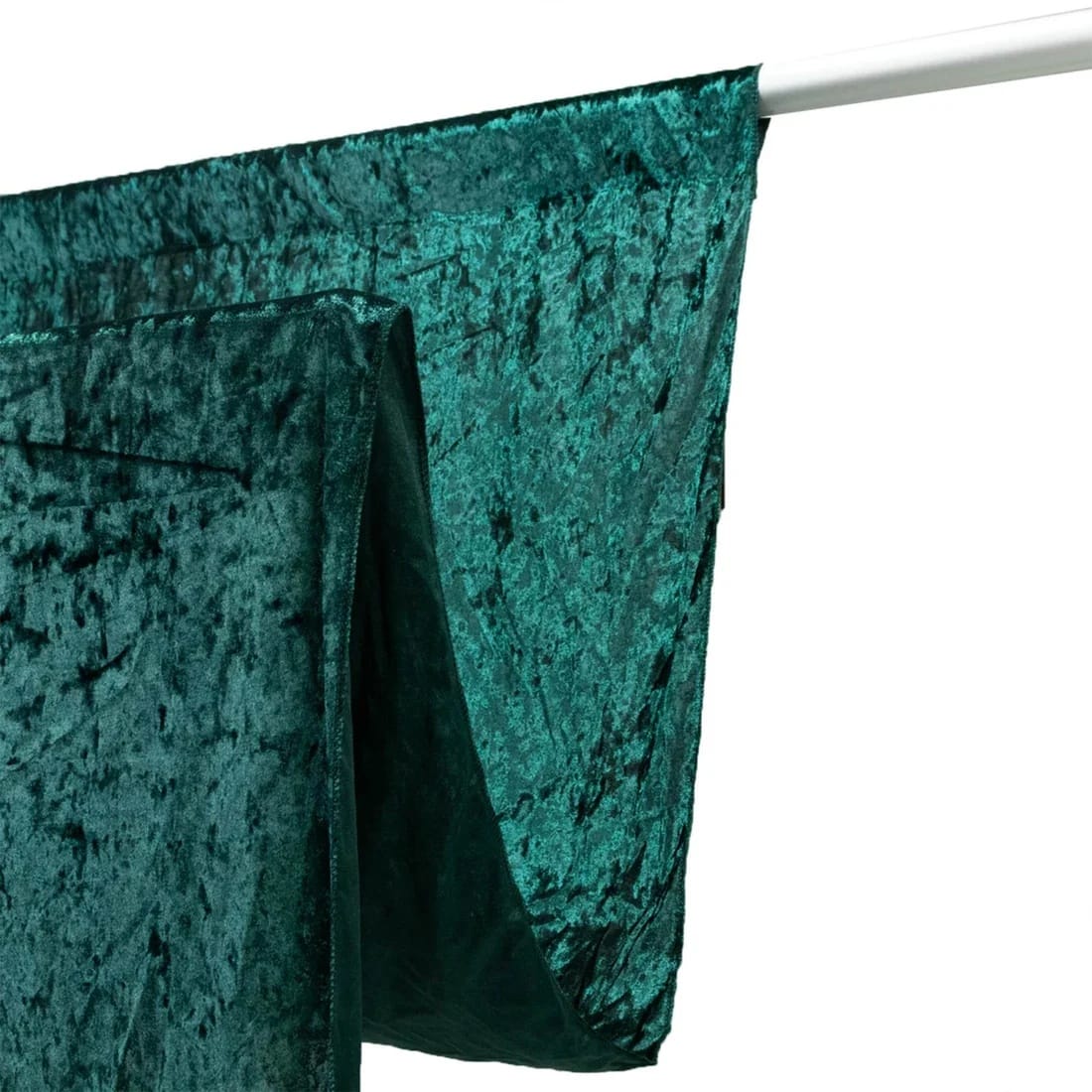 5 feet x 16 feet Premium Crushed Velvet Backdrop Curtain with Rod Pocket