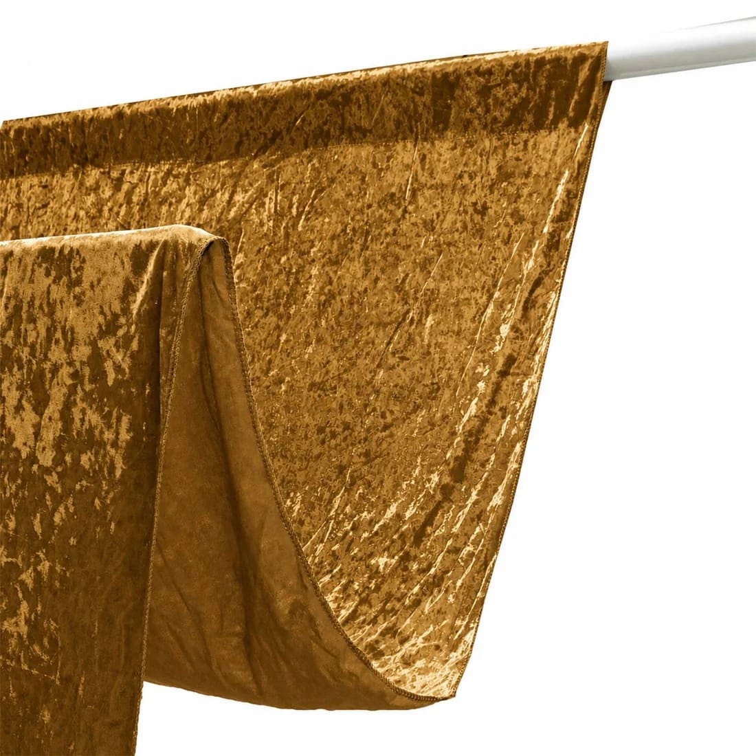 5 feet x 16 feet Premium Crushed Velvet Backdrop Curtain with Rod Pocket