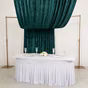 5 feet x 18 feet Premium Crushed Velvet Backdrop Curtain with Rod Pocket