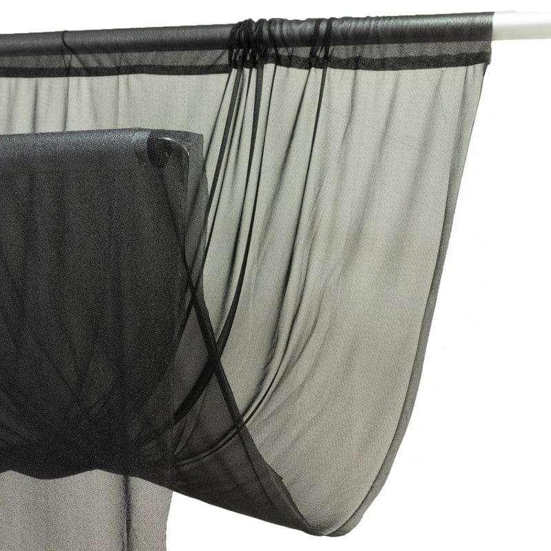 5 ft x 10 ft Wedding Arch Drape Backdrop Curtain Panel with Rod Pocket