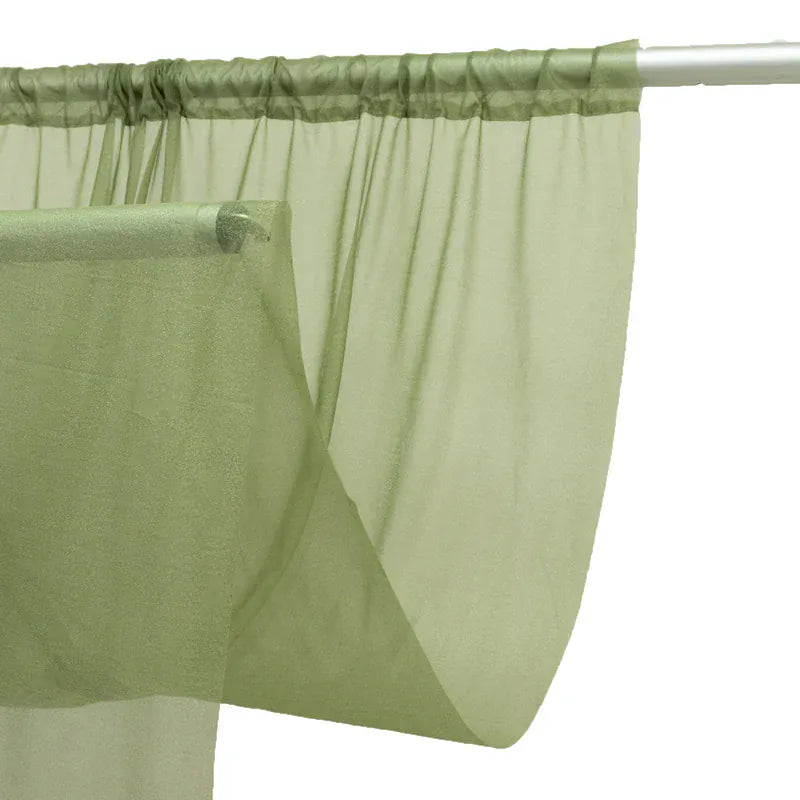 5 ft x 10 ft Wedding Arch Drape Backdrop Curtain Panel with Rod Pocket