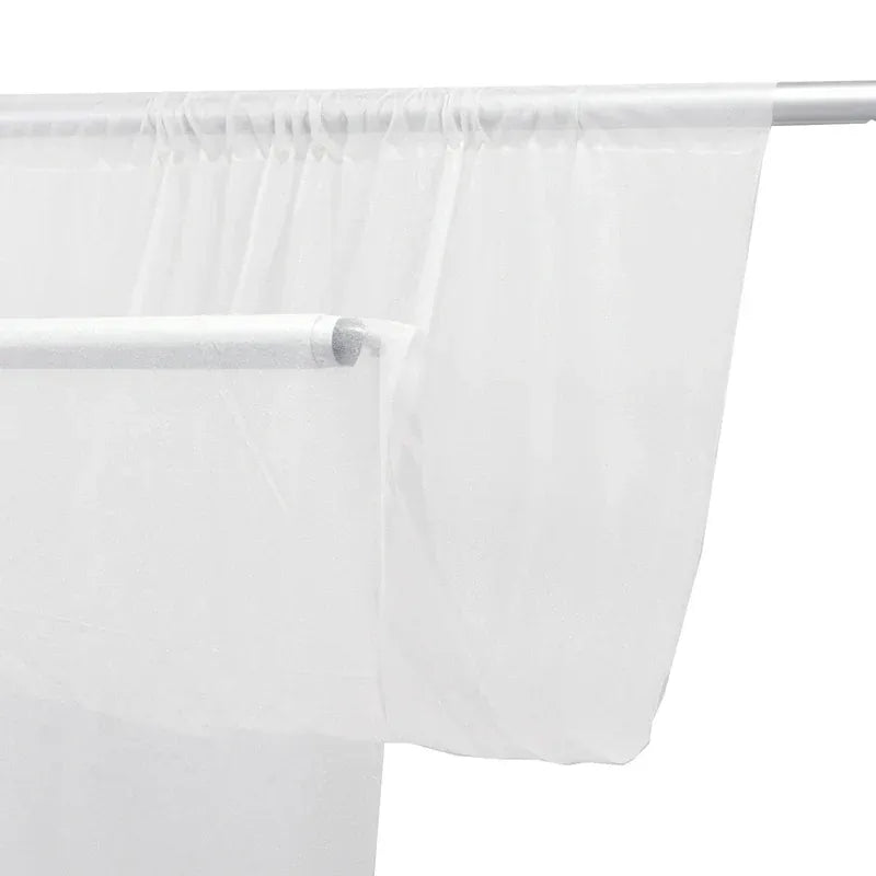 5 ft x 10 ft Wedding Arch Drape Backdrop Curtain Panel with Rod Pocket