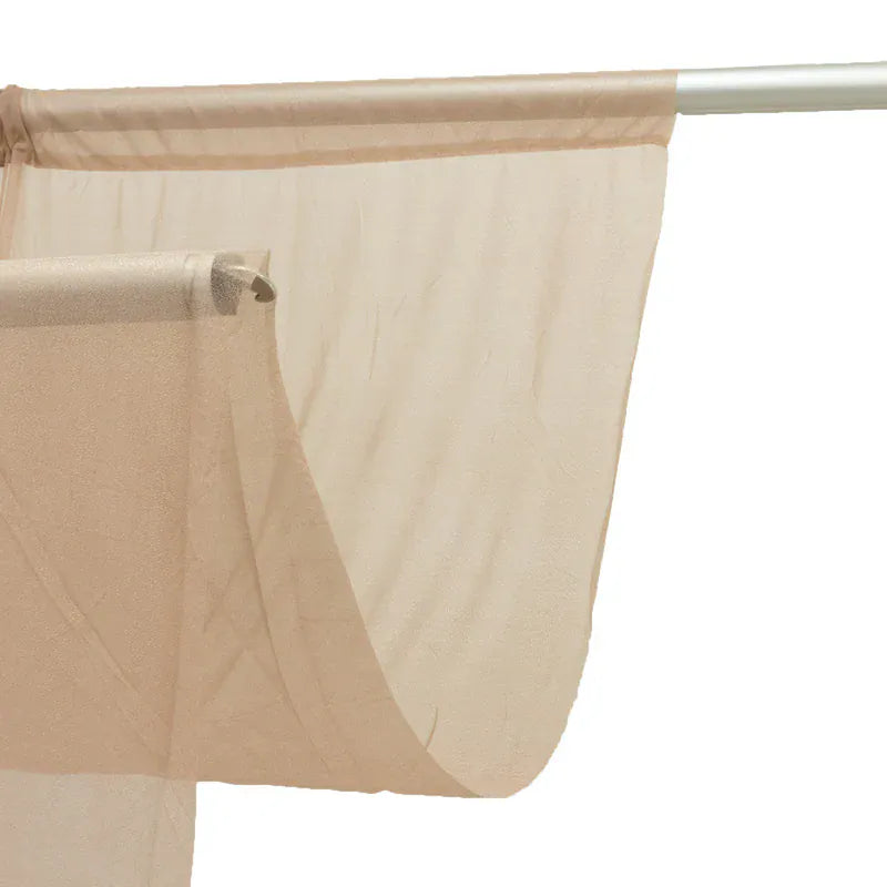 5 ft x 10 ft Wedding Arch Drape Backdrop Curtain Panel with Rod Pocket
