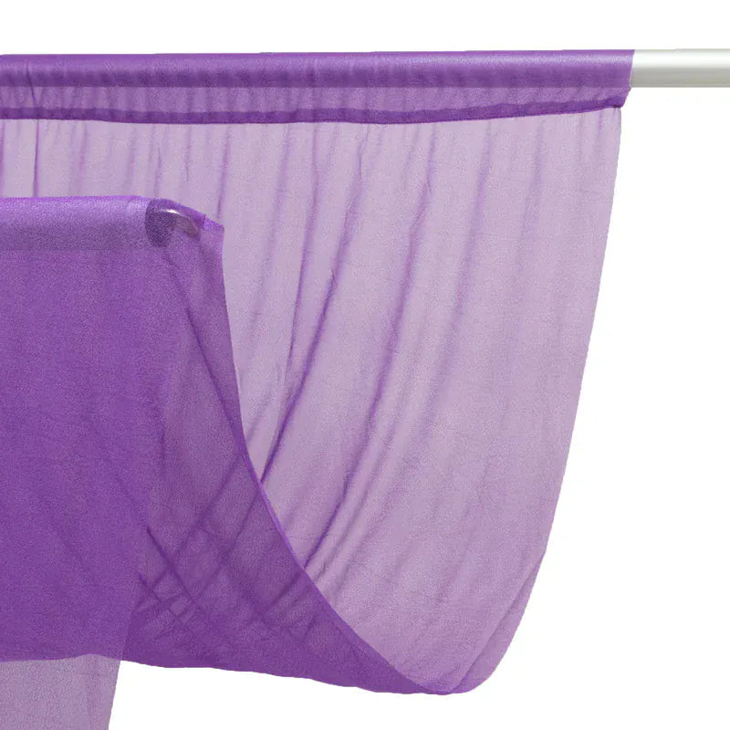 5 ft x 10 ft Wedding Arch Drape Backdrop Curtain Panel with Rod Pocket