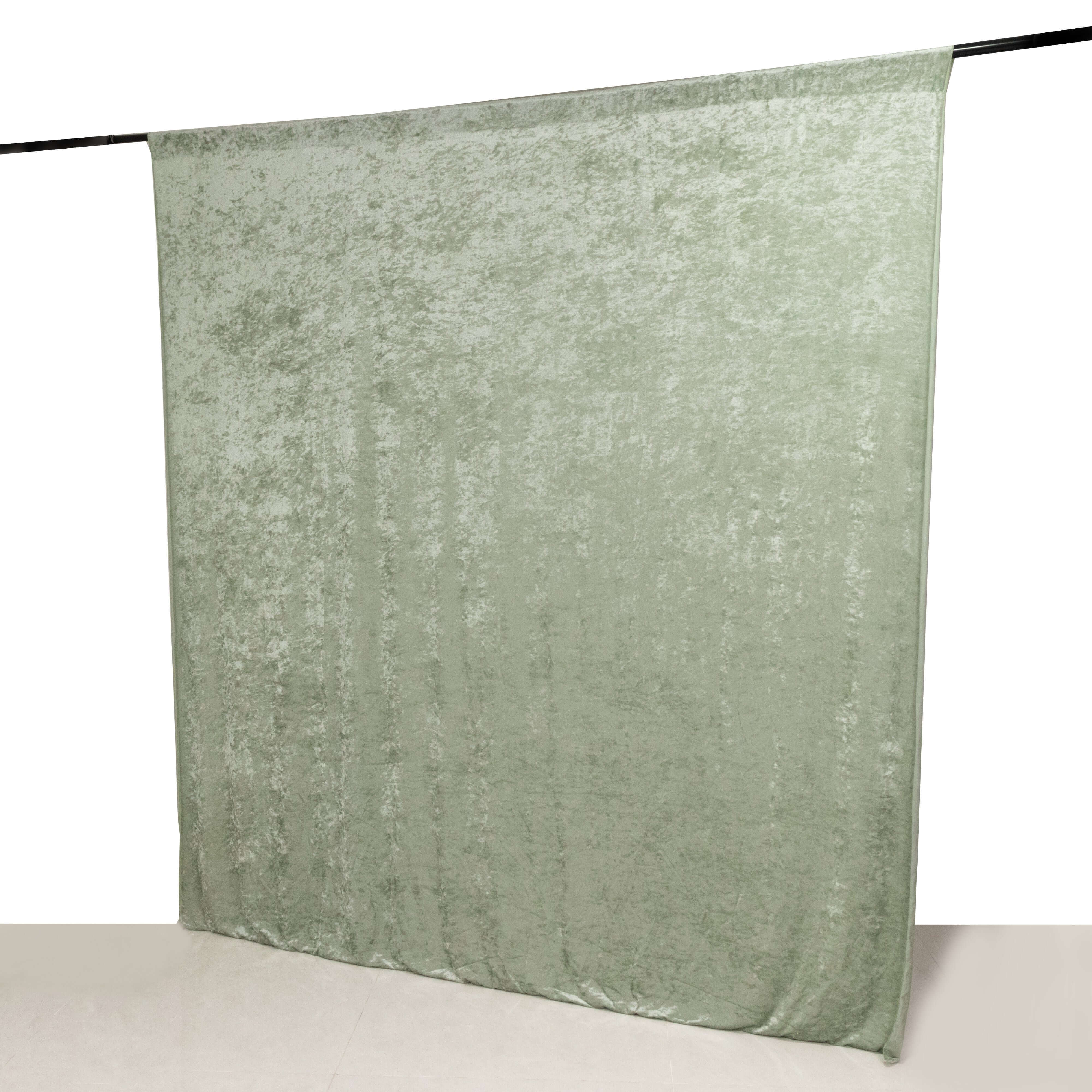 8 feet x 8 feet Velvet Backdrop Curtain