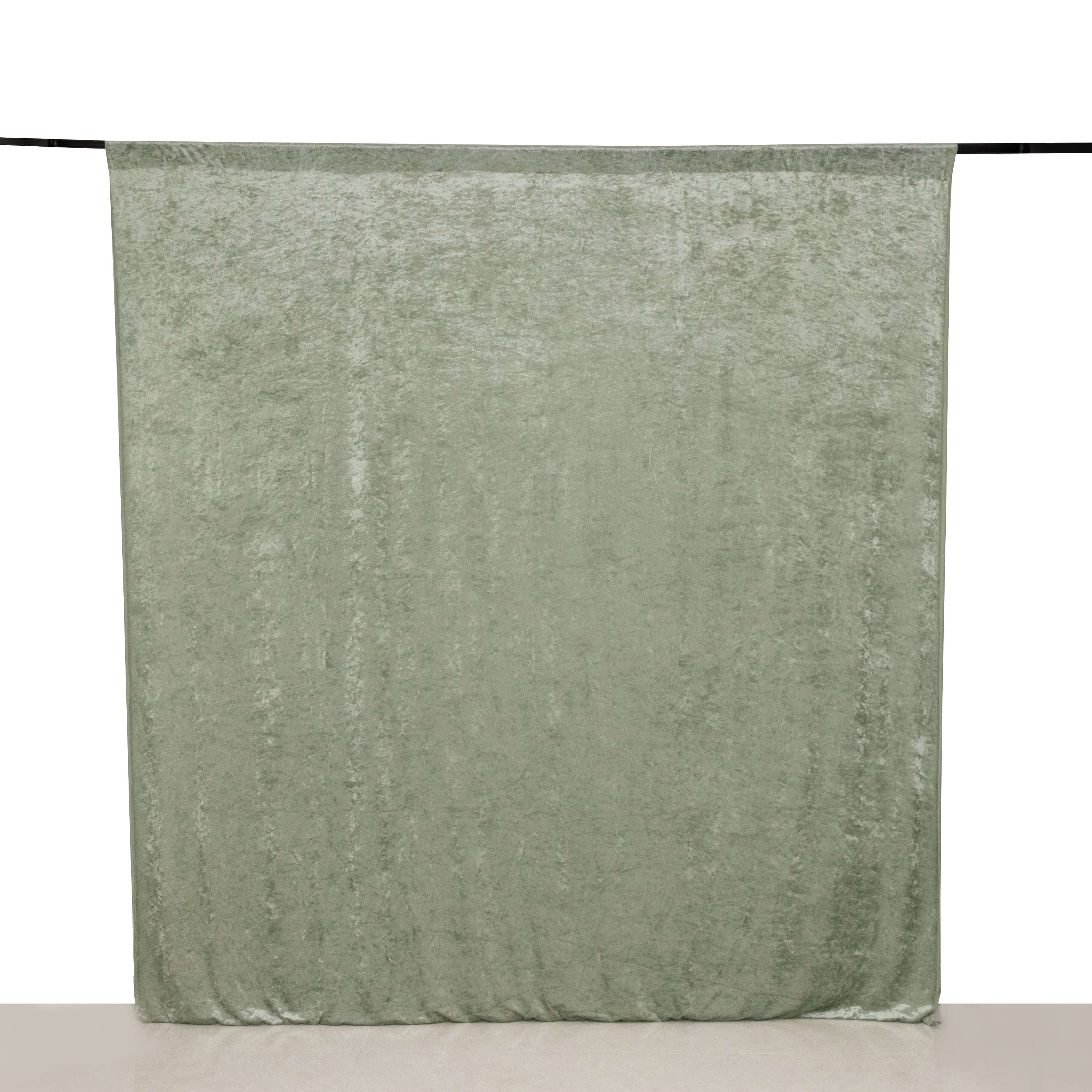 8 feet x 8 feet Velvet Backdrop Curtain