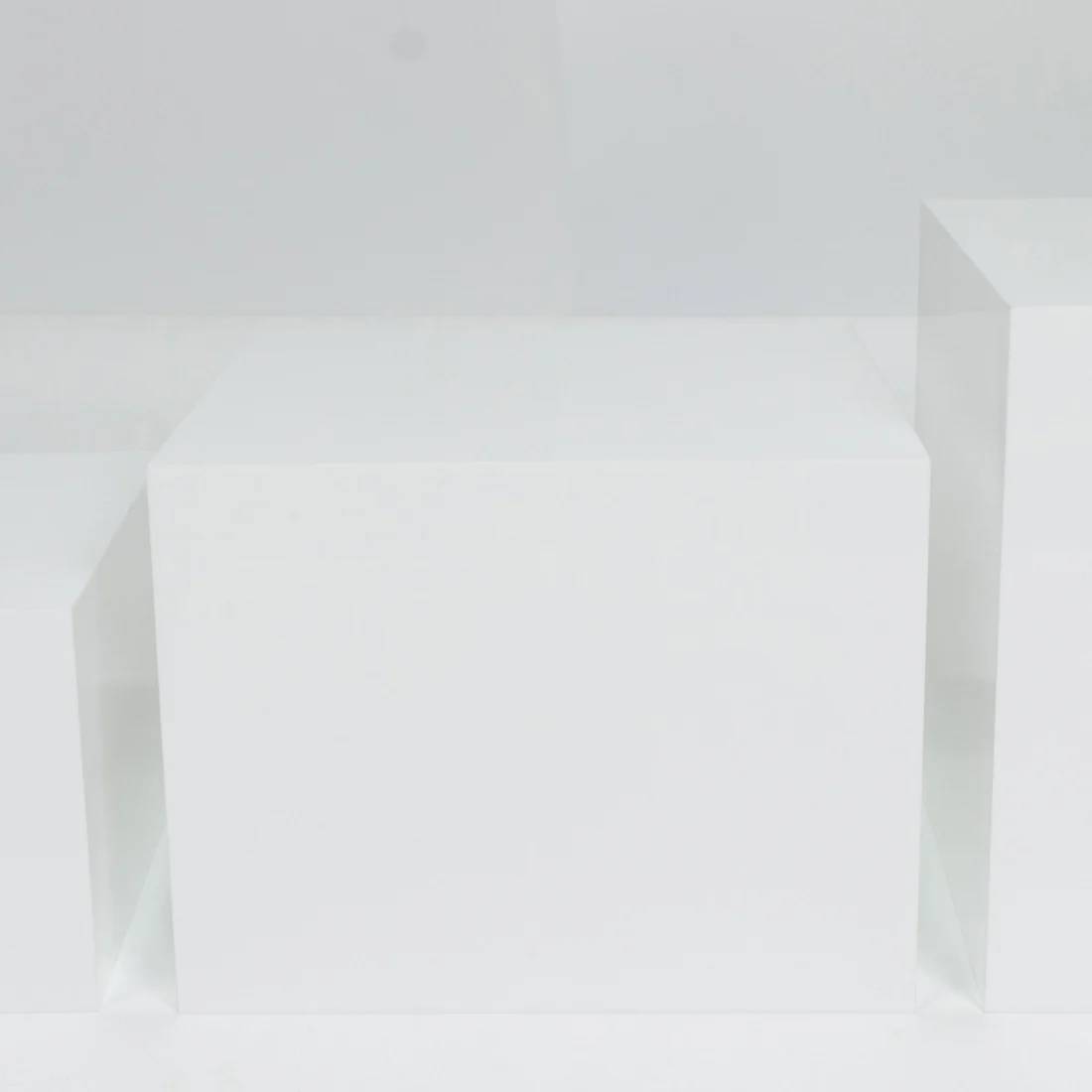 5 Acrylic Cake Risers Square Dessert Display Stands