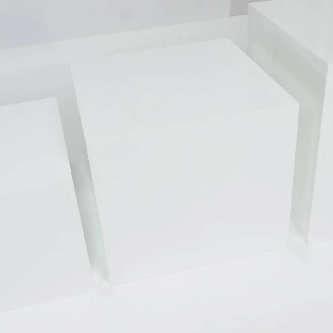 5 Acrylic Cake Risers Square Dessert Display Stands