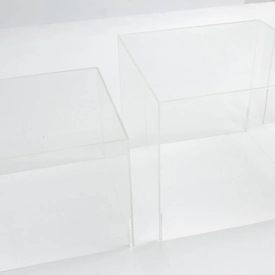 5 Acrylic Cake Risers Square Dessert Display Stands