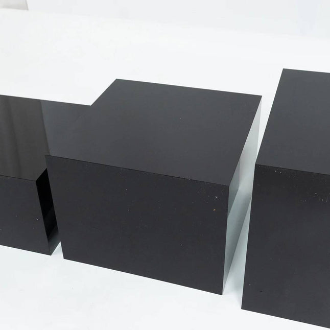 5 Acrylic Cake Risers Square Dessert Display Stands