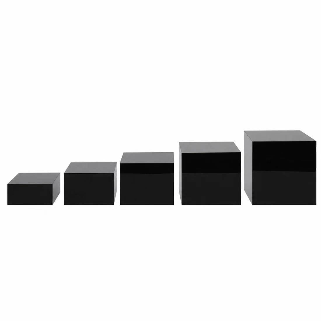5 Acrylic Cake Risers Square Dessert Display Stands