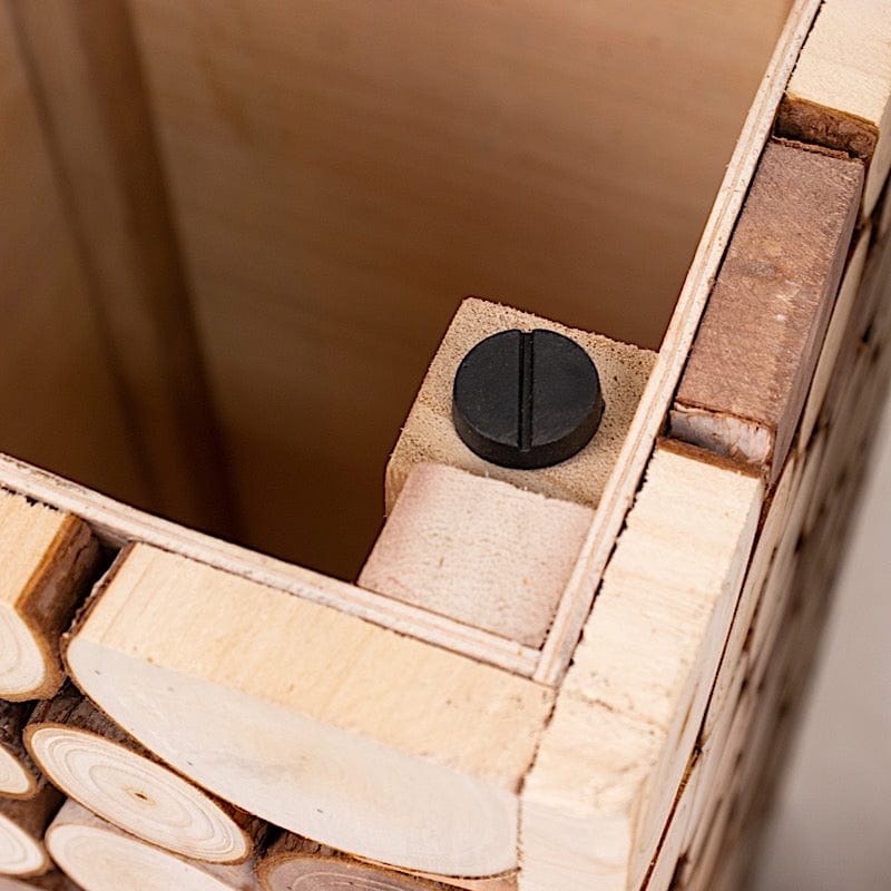 Natural Wooden Slices Pillar Prop Pedestal Stand