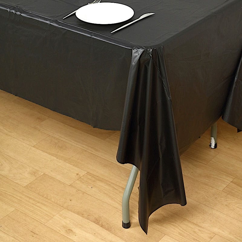 5 pcs 54x108 inch Disposable Plastic Table Covers Rectangular Tablecloths