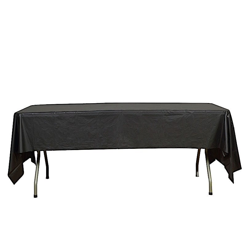 5 pcs 54x108 inch Disposable Plastic Table Covers Rectangular Tablecloths