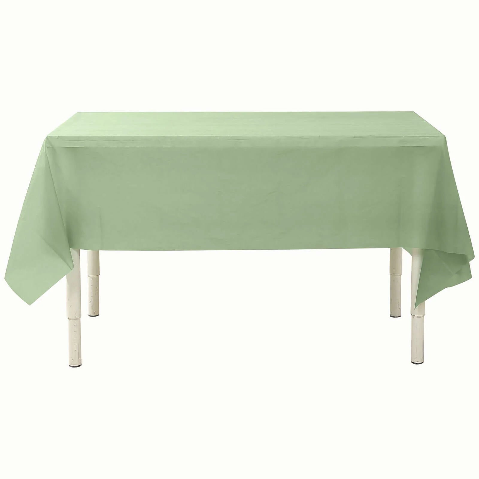 5 pcs 54x108 inch Disposable Plastic Table Covers Rectangular Tablecloths