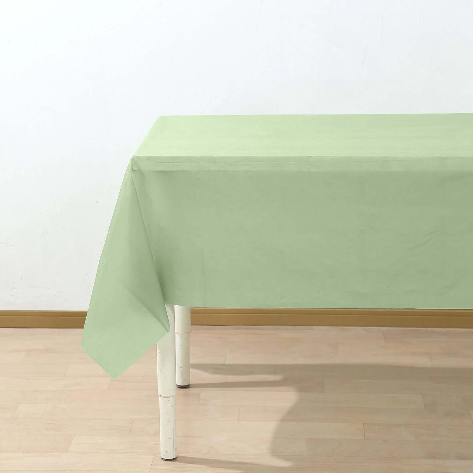 5 pcs 54x108 inch Disposable Plastic Table Covers Rectangular Tablecloths