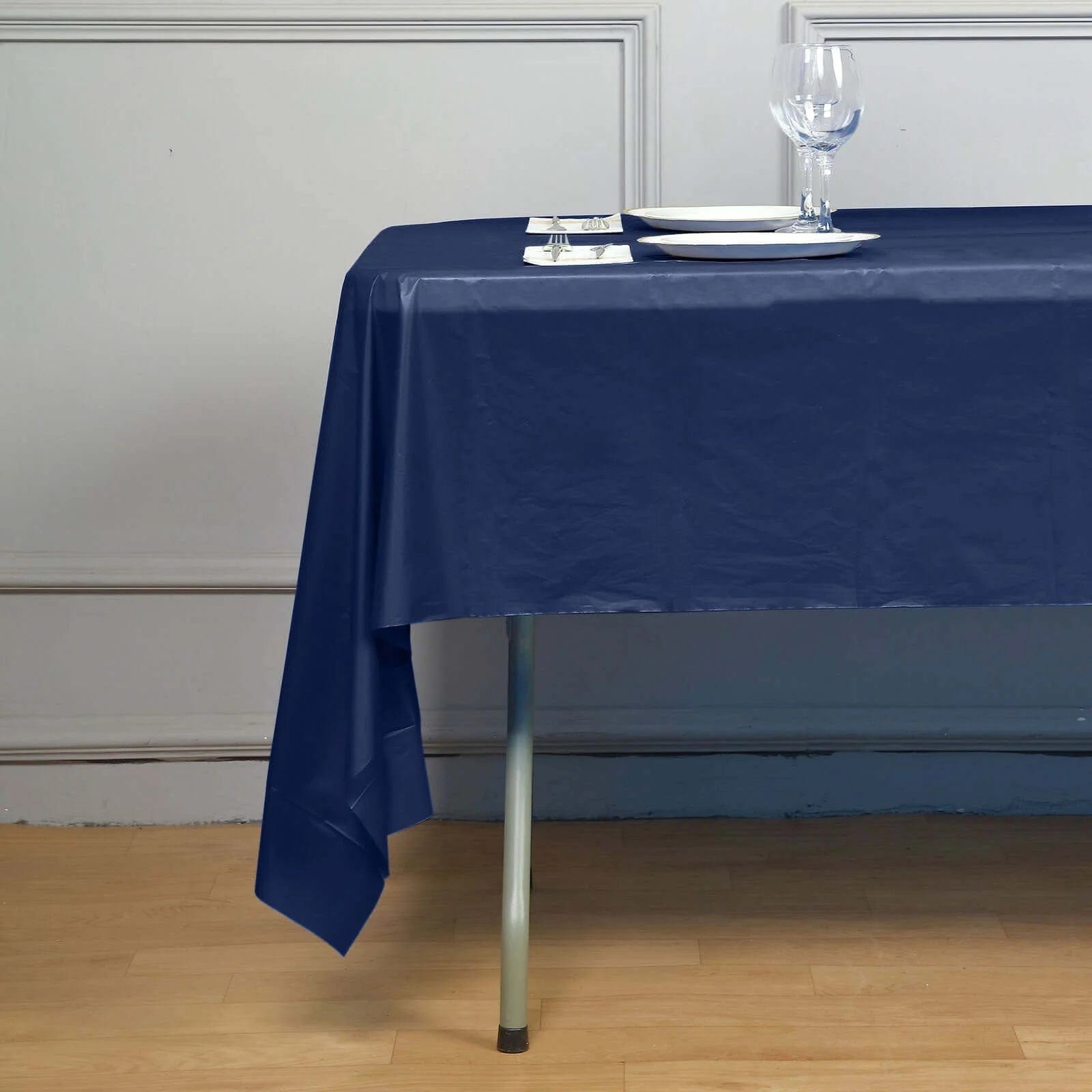 5 pcs 54x108 inch Disposable Plastic Table Covers Rectangular Tablecloths