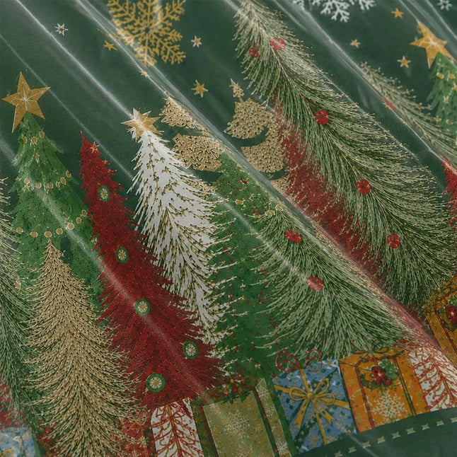 5 Plastic 54x108 in Rectangular Christmas Tablecloths Disposable Table Covers