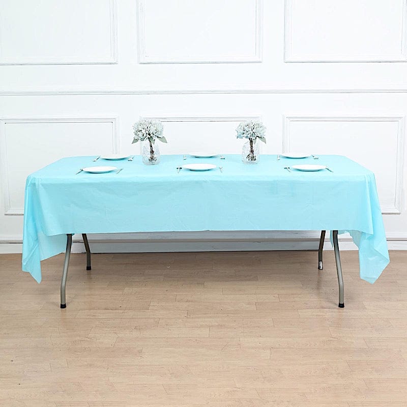 54x108 inch Disposable Plastic Table Cover Rectangular Tablecloth