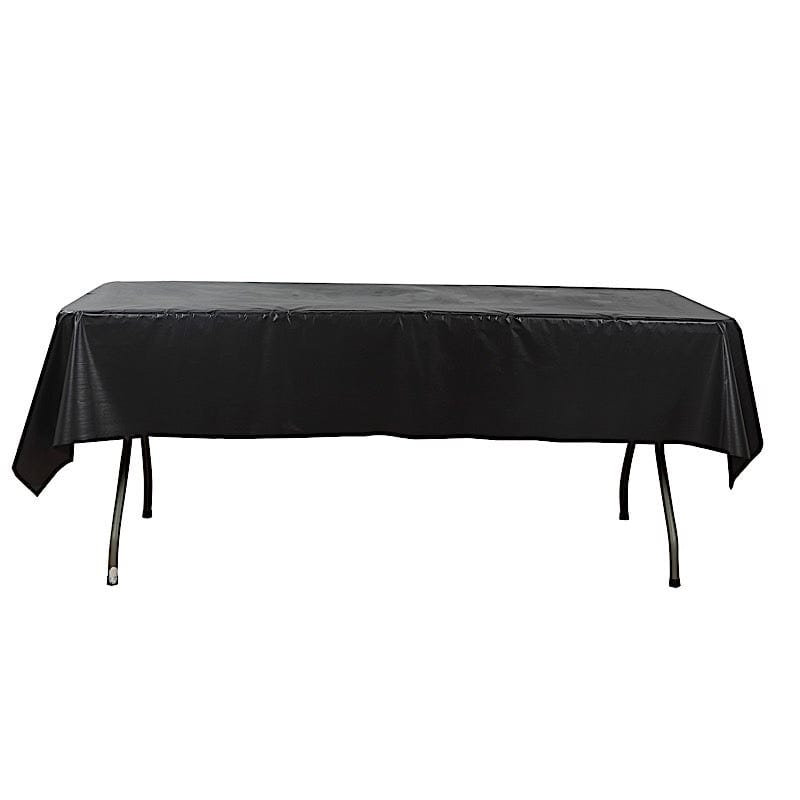 54x3600 in Disposable Plastic Table Cover Roll in a Cut-to-Size Box