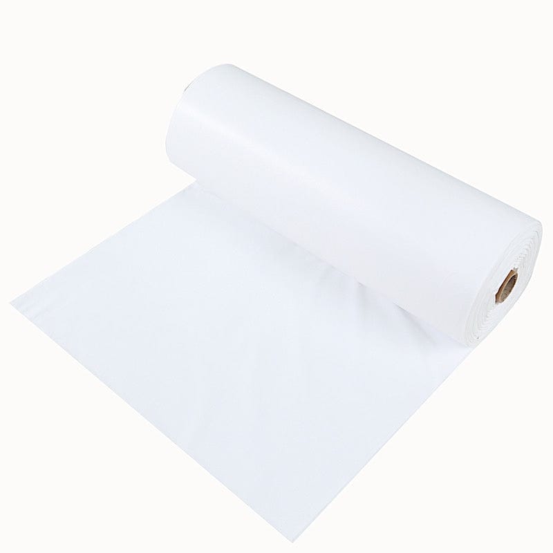 54x3600 in Disposable Plastic Table Cover Roll in a Cut-to-Size Box