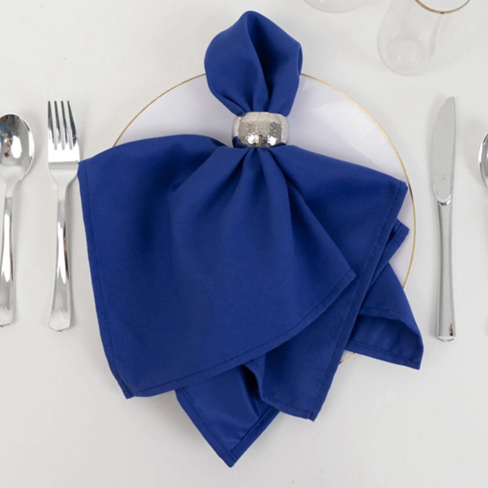 5 Cotton Blend 20x20 in Square Dinner Table Napkins